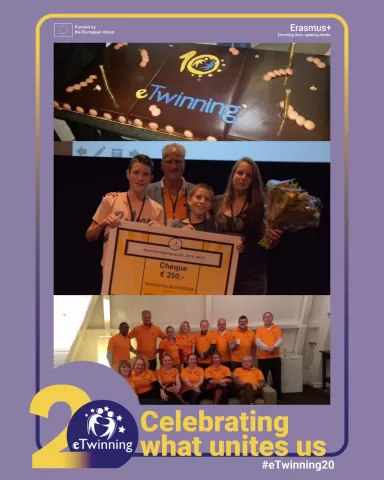 Ambassadeur Eric Kleipool viert 20 jaar eTwinning