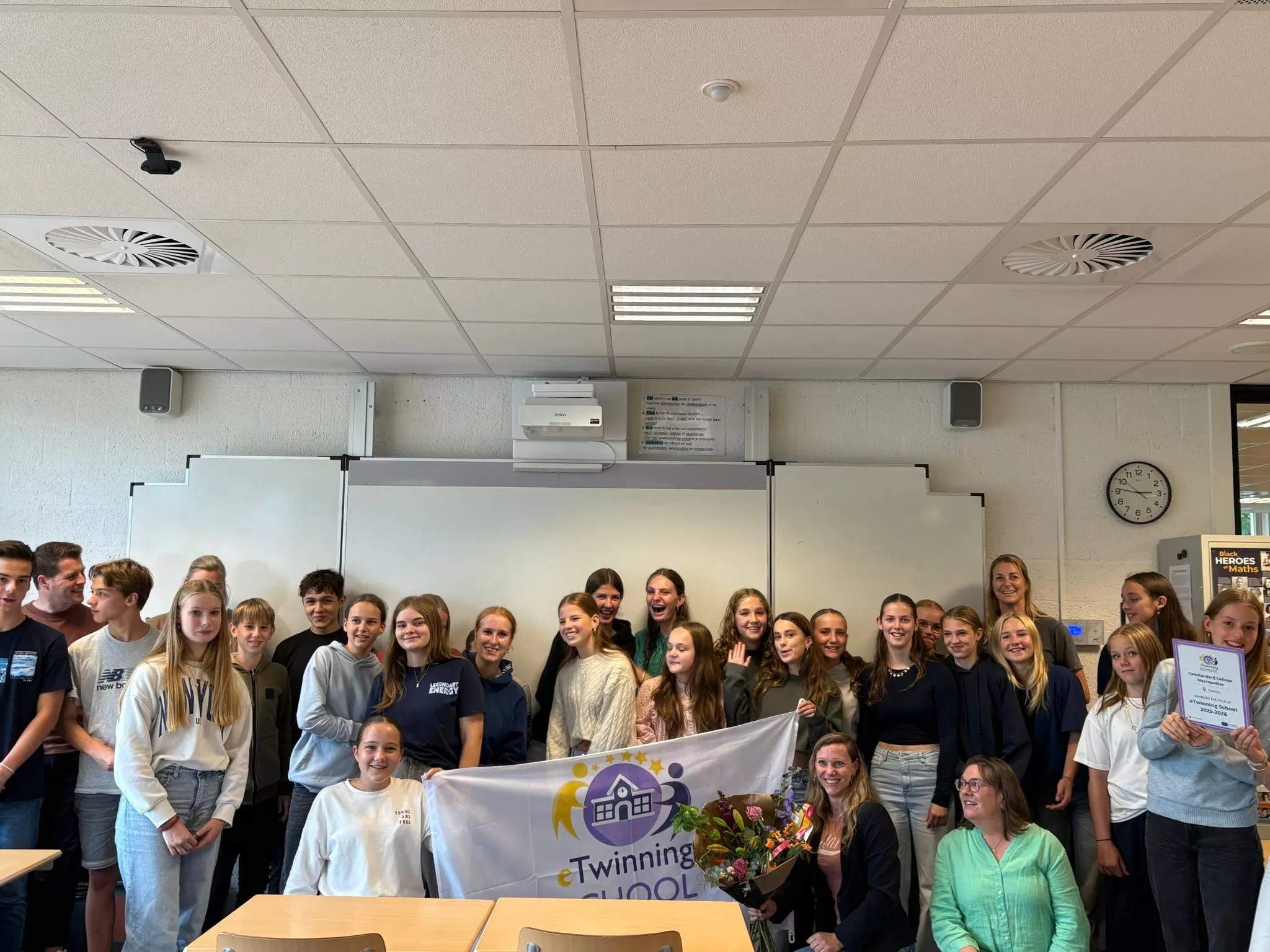 Uitreiking School Label Commanderij College